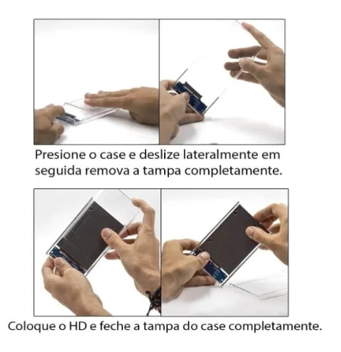 Estojo para HD Externo 2.5 USB