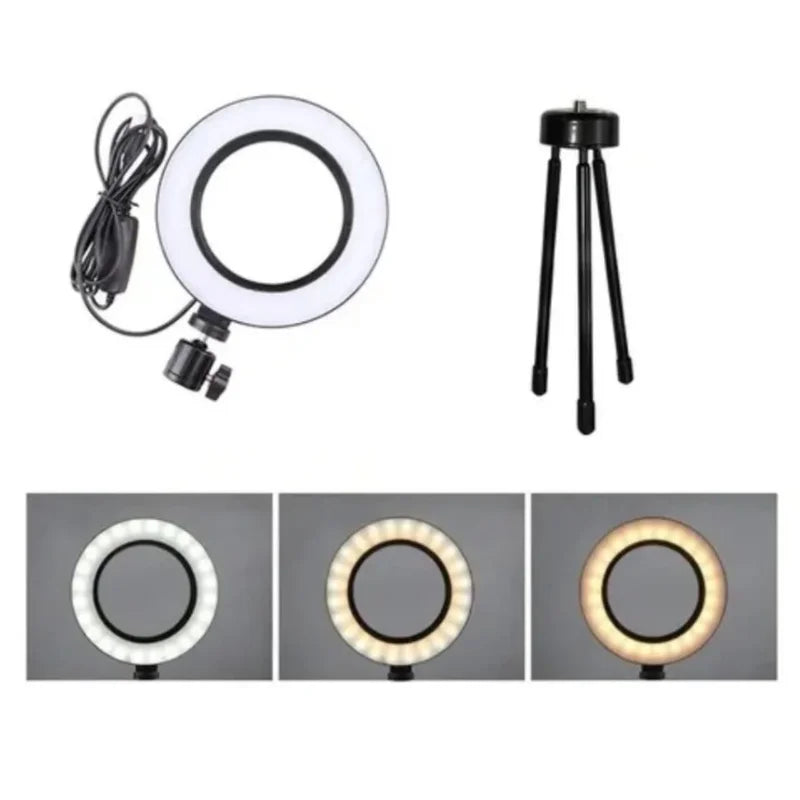 Luminária Ring Light Led com Tripé