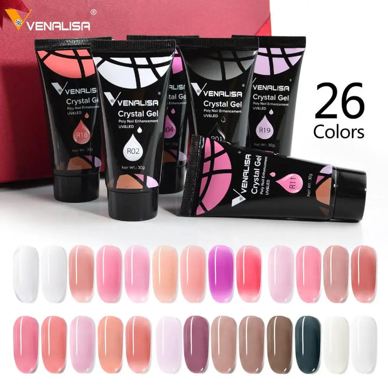 VENALISA Poly Nail Gel Extensão de Unhas 30g