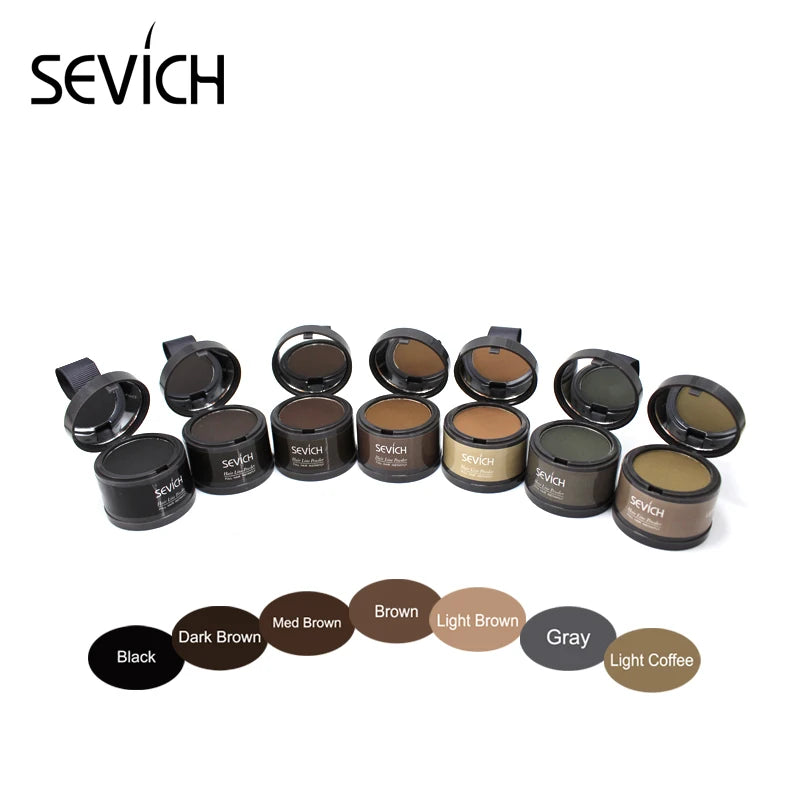 Sevich Hairline Repair Filling Powder With Puff Sevich Fluffy Thin Powder Pang Line Shadow Powder Forehead Hair Makeup Concealer