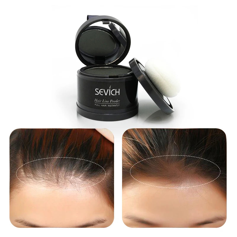 Sevich Hairline Repair Filling Powder With Puff Sevich Fluffy Thin Powder Pang Line Shadow Powder Forehead Hair Makeup Concealer