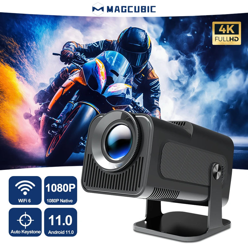 Magcubic 390ANSI HY320 Projetor 4K Native 1080P Dual Wifi6 BT5.0