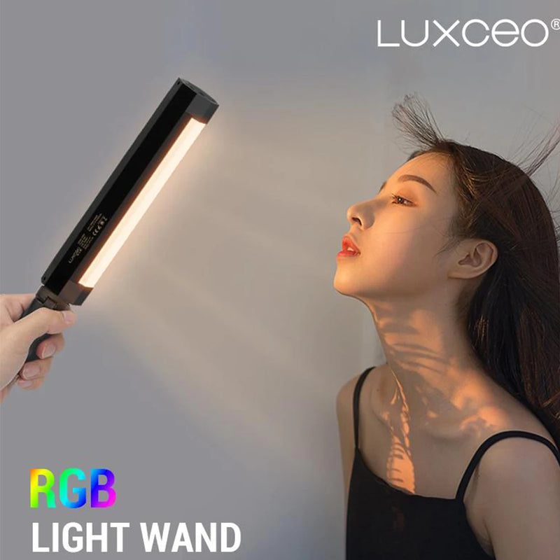 LUXCEO P200 Luz de bastão RGB portátil 3000K-6000K