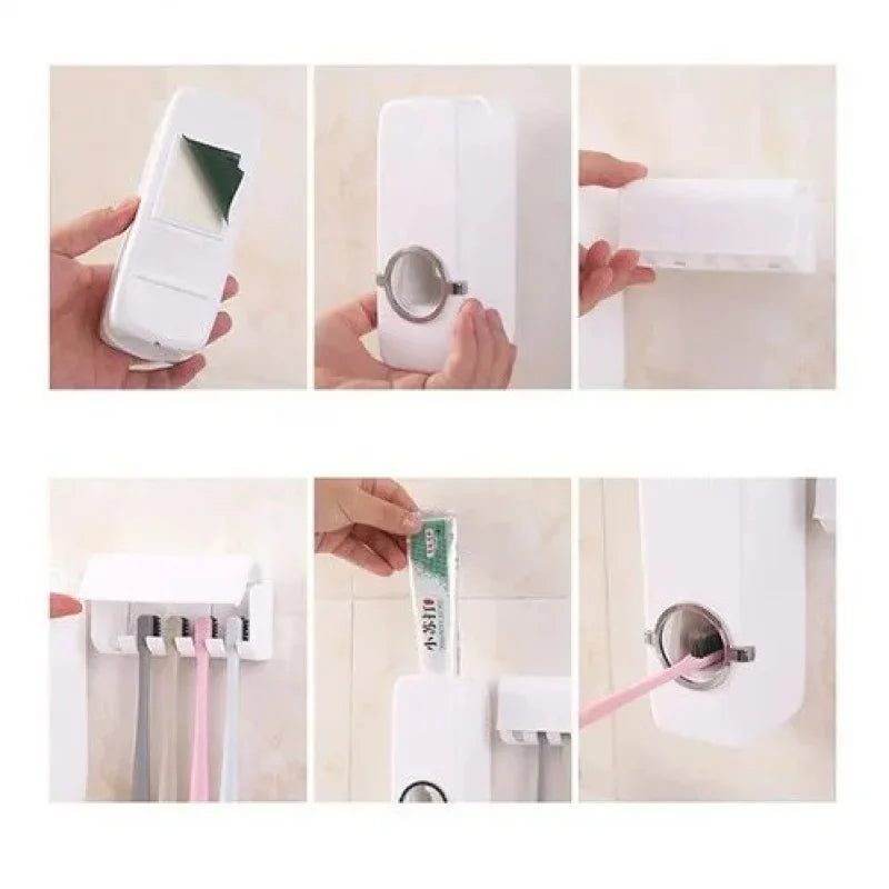 Toothpaste Automatic Toothpaste Applicator Device Brush Holder