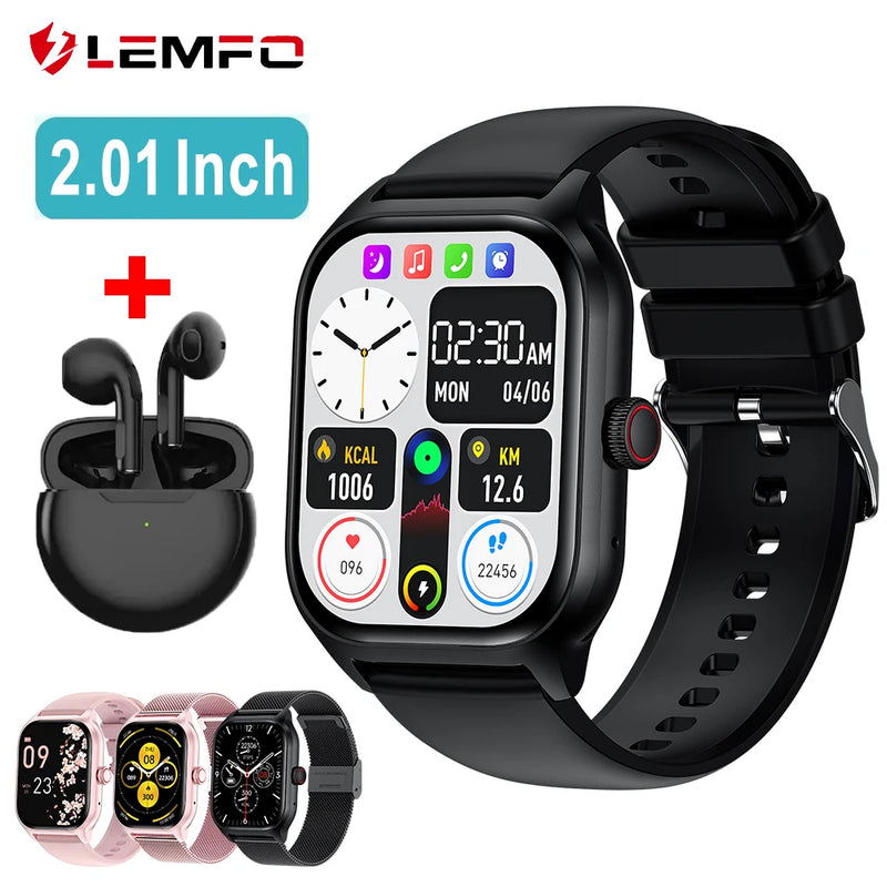 LEMFO LT10 Smart Watch 2024 Android Gift Bluetooth Call