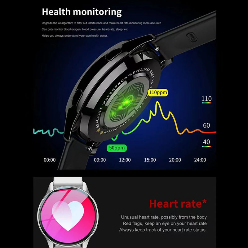 Smart Watch HeartRate com Monitoramento da pressão arterial