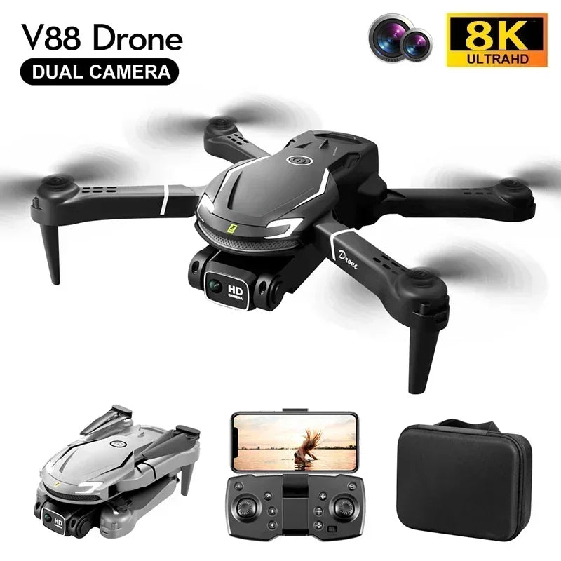 Xiaomi New V88 Drone 8K Dual Camera Quadcopter Toy UAV