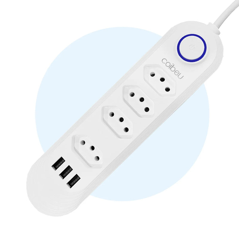 Extensão de Tomada USB - 2M  110-220V