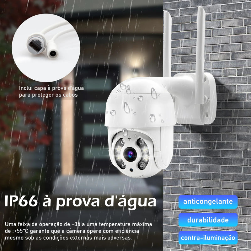 Câmera de Vigilância Full HD 1080P Wifi