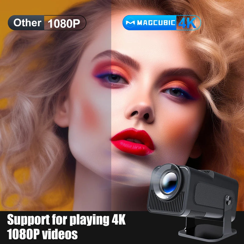 Magcubic 390ANSI HY320 Projetor 4K Native 1080P Dual Wifi6 BT5.0