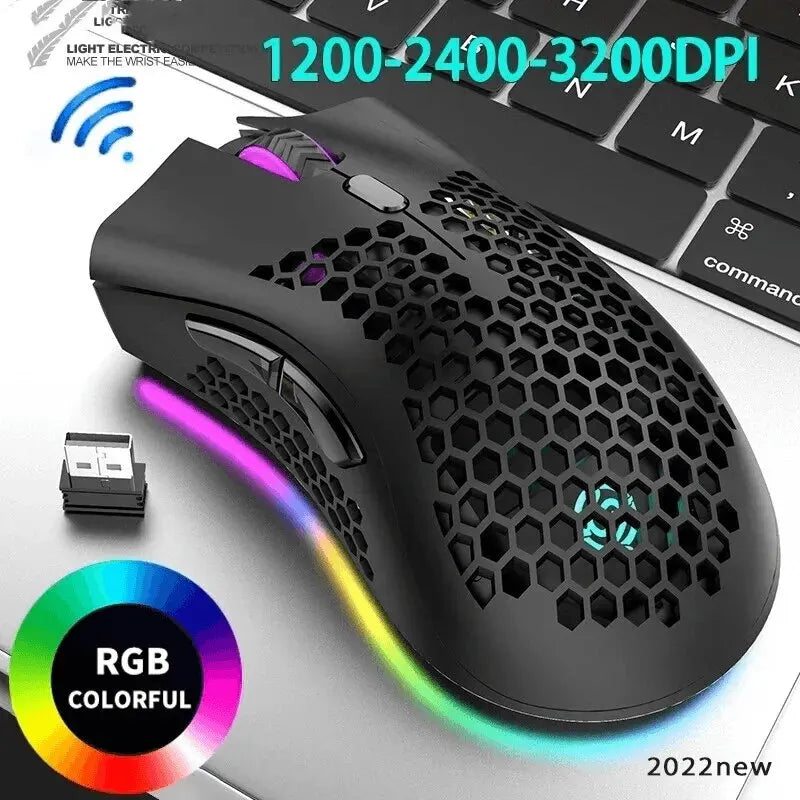 Mouse Gamer USB 2.4G RGB